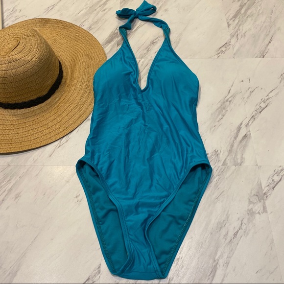 New! VYB Tie Halter One Piece Swimsuit Small - Picture 9 of 9
